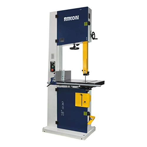 RIKON 10-347 18" Professional Bandsaw featuring 19" Resaw Capacity, Tool-less Guide System and Powerful 4HP Motor