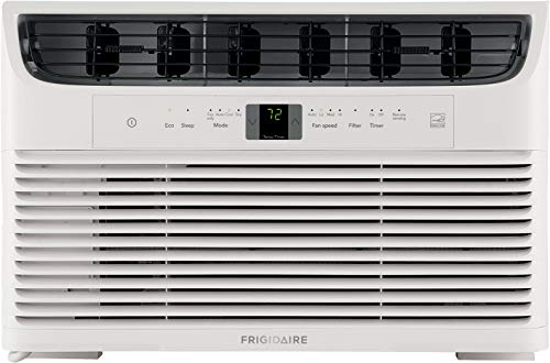Frigidaire Energy Star 6,000 BTU 115V Window-Mounted Compact Air Conditioner with Full-Function Remote Control, White