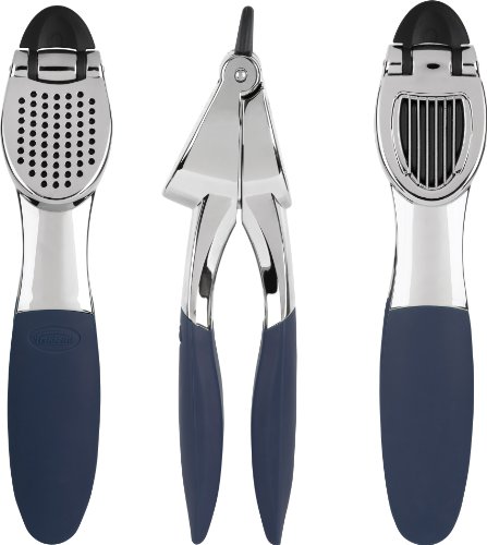 Trudeau Duo Garlic Press, Stainless