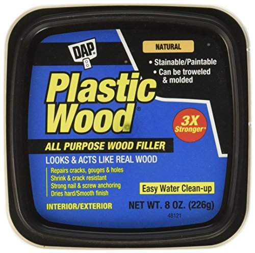 DAP 8135 Plastic Wood Latex Natural Hp Raw Building Material, 8 oz