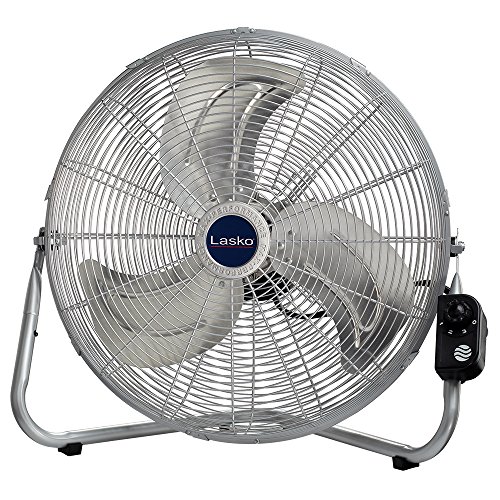 Lasko 20″ High Velocity Quick Mount, Easily Converts from a Floor Wall Fan, Silver 2265QM